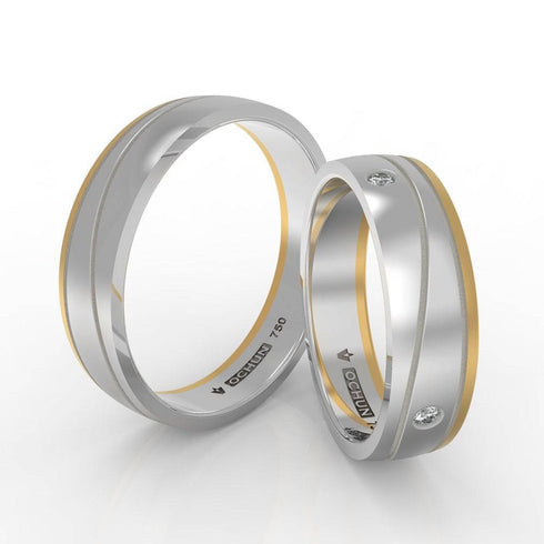 Arash Pietre - Anillos De Matrimonio Oro 18K - Ochun Joyeros - Ochun Joyeros